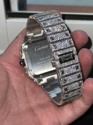 CAMBIO Reloj Cartier Santos Diamantes VVS1