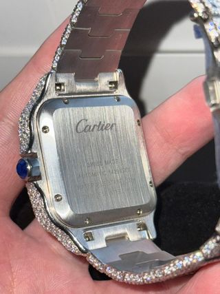 CAMBIO Reloj Cartier Santos Diamantes VVS1