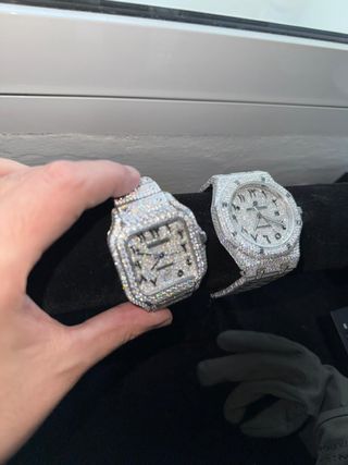 CAMBIO Reloj Cartier Santos Diamantes VVS1