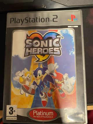 Sonic Heroes PS2 Platinum