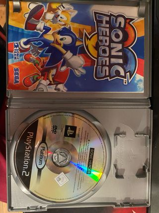 Sonic Heroes PS2 Platinum