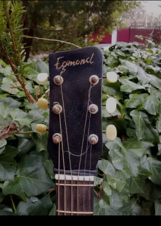 Guitarra acústica Egmond antigua año 59.