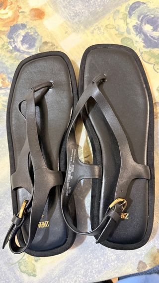 Sandalias Zara Piel Talla 40