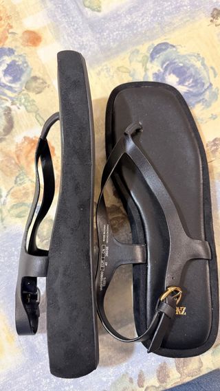 Sandalias Zara Piel Talla 40