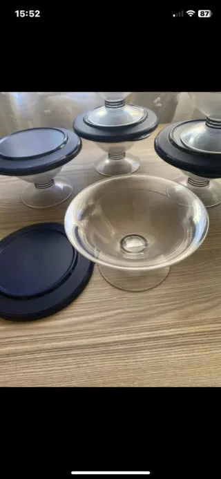 Coppe Tupperware Macedonia/Gelato Vetro/Plastica