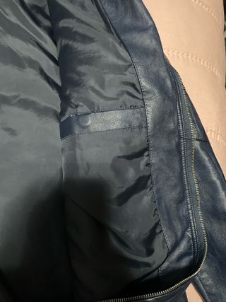 Cazadora Di-bye azul marino polipiel