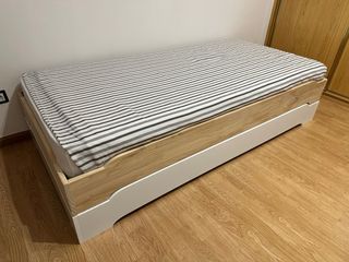 Una cama apilable de madera Sklum