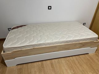 Una cama apilable de madera Sklum