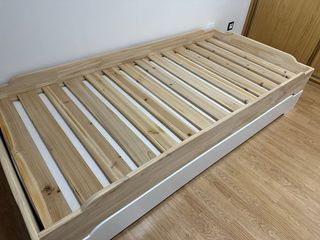 Una cama apilable de madera Sklum