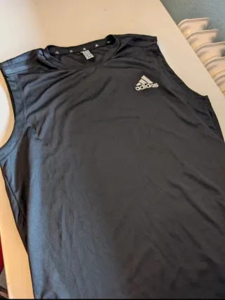 Camiseta Tirantes Adidas Negra