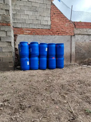 Parck 2 bidones 60l con tapadera de rosca