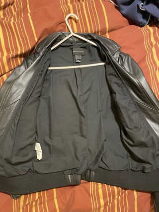 Chaqueta de cuero auténtico