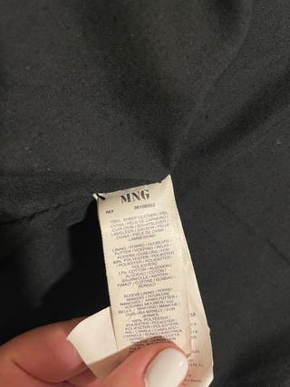 Chaqueta de cuero auténtico