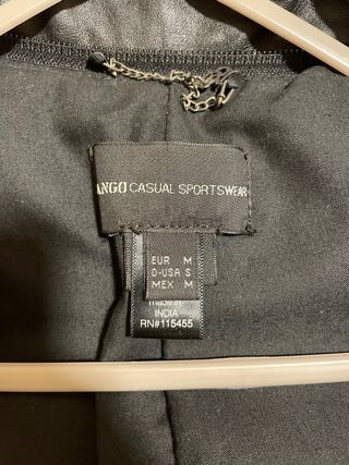 Chaqueta de cuero auténtico