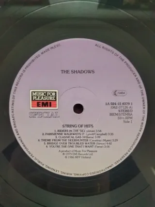 Vinilo LP The Shadows - String of Hits