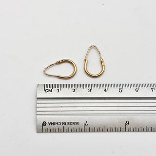 Pendientes Aro Oro 14kt