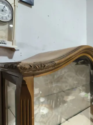 Mueble de salón raíz y nogal