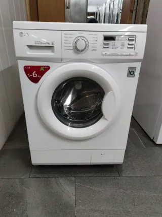 Lavadora LG carga frontal 6kg clase A+++ garantía