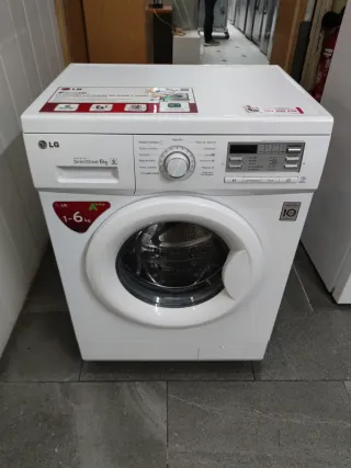 Lavadora LG carga frontal 6kg clase A+++ garantía