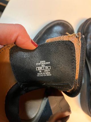 Botas Zara Talla 33