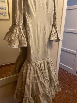 Traje de flamenca de lino