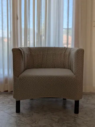 Sillón IKEA polipiel con funda (3 unidades)