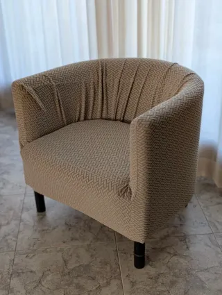 Sillón IKEA polipiel con funda (3 unidades)