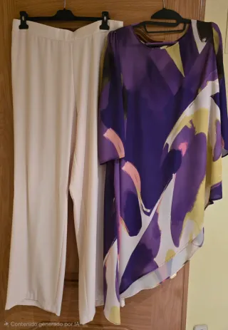 Conjunto vestir mujer estampado