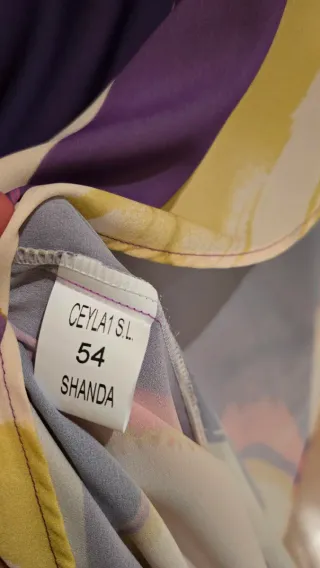 Conjunto vestir mujer estampado