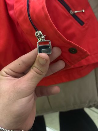 Giubbotto Fila Vintage Anni '80 Rosso
