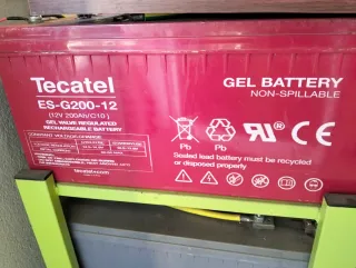 Baterías Solares Gel 12V 250Ah