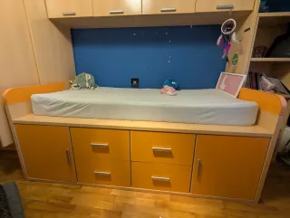 Cama 90/105 con almacenaje