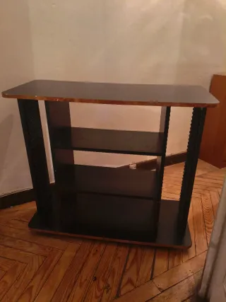 Mesa estantería con porta CD's
