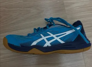 Zapatillas Asics niño azul y blanco