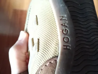 Scarpe Hogan Marrone/Oro