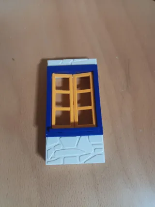 Playmobil pared con ventana