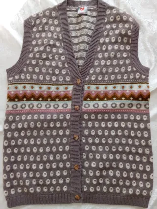 Gilet Stefanel maglia fantasia