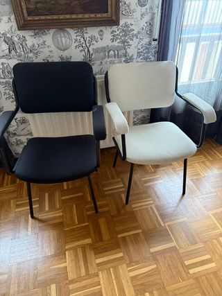 Juego de 2 sillas modernas