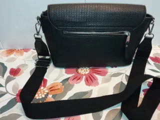 Bolso bandolera negro mujer