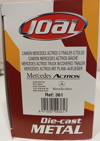 Camión Joal 1/50 Global Transport