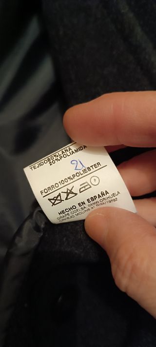 Abrigo lana corto Drfecoti