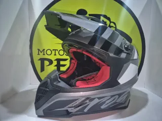 Casco Axor X-Cross Orbit Rojo Negro