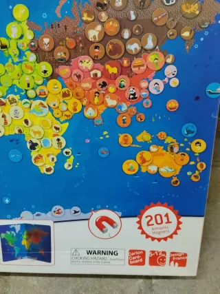 Mapa Magnético Janod Vintage