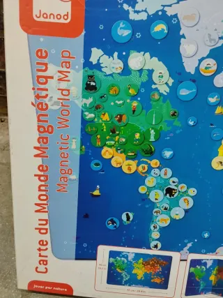 Mapa Magnético Janod Vintage