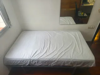 Cama individual completa (base + colchón)