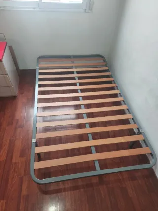 Cama individual completa (base + colchón)