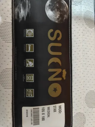 Cama individual completa (base + colchón)