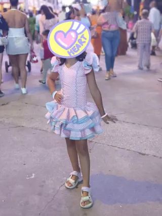 Traje de flamenca corto