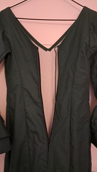 Traje de Flamenca Verde Botella