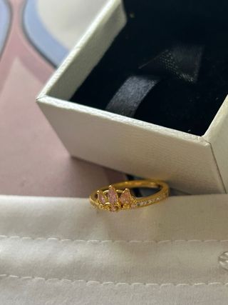 Anillo Pandora Princesa Rapunzel Oro Rosa